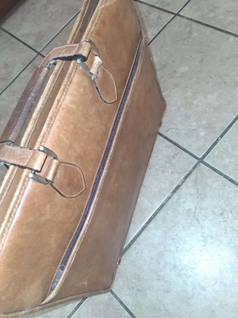 Vintage Leather Briefcase
